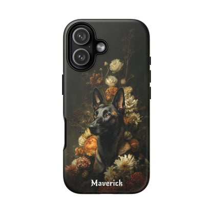 Botanical Bull Terrier Phone Case
