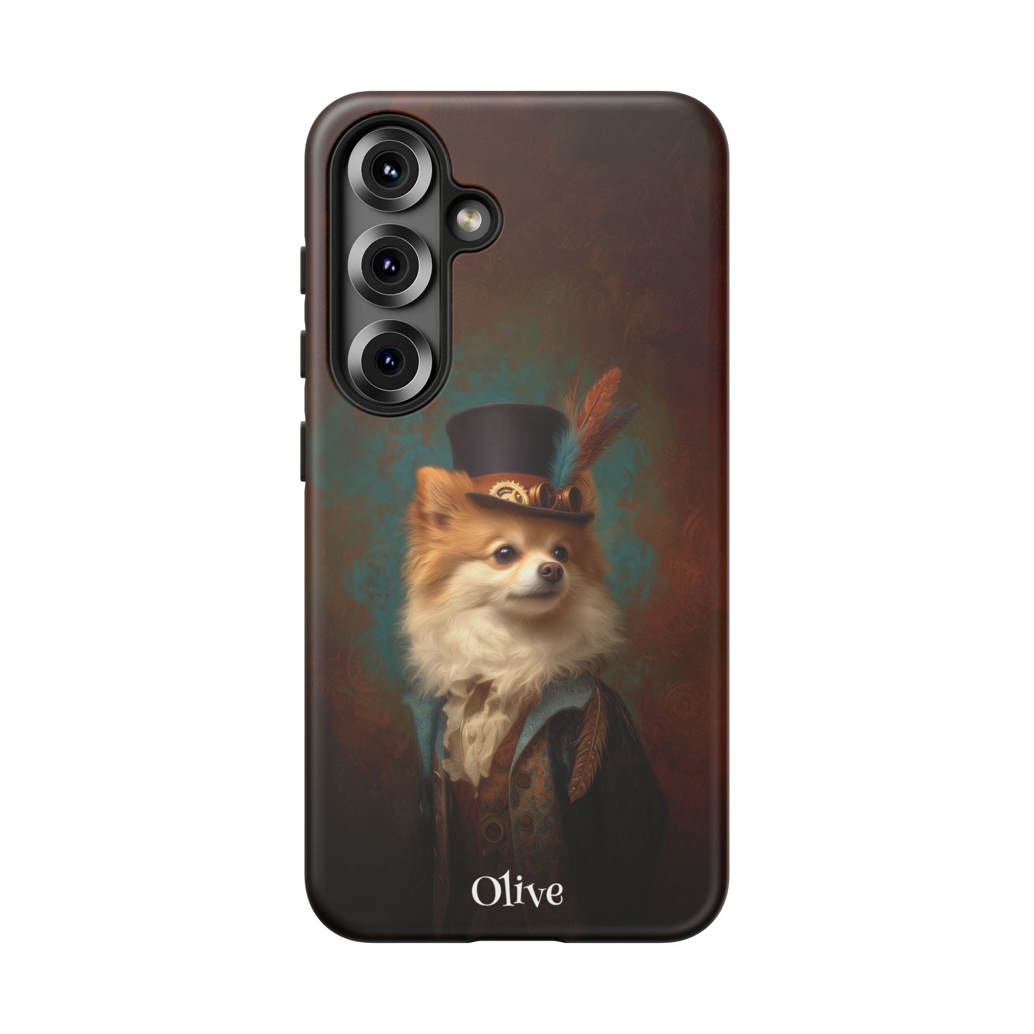 Steampunk Pomeranian Phone Case