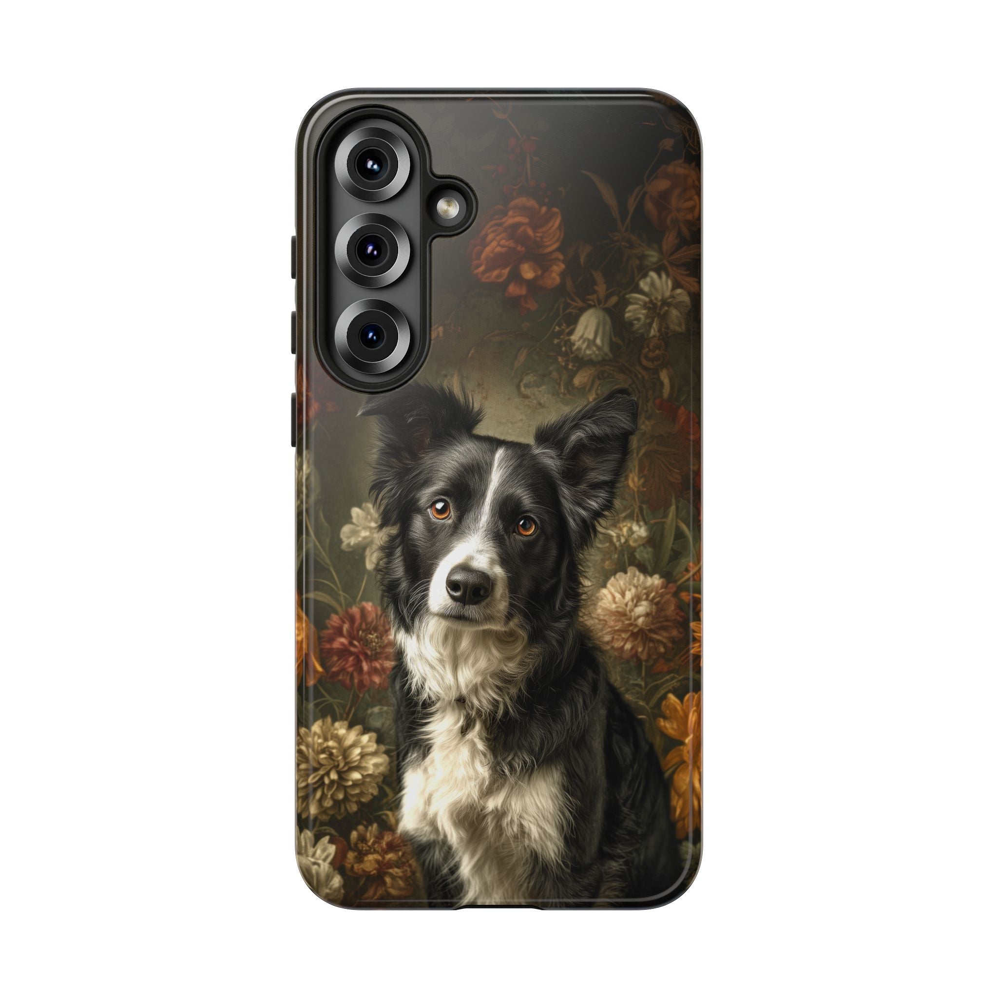 Botanical Border Collie Phone Case