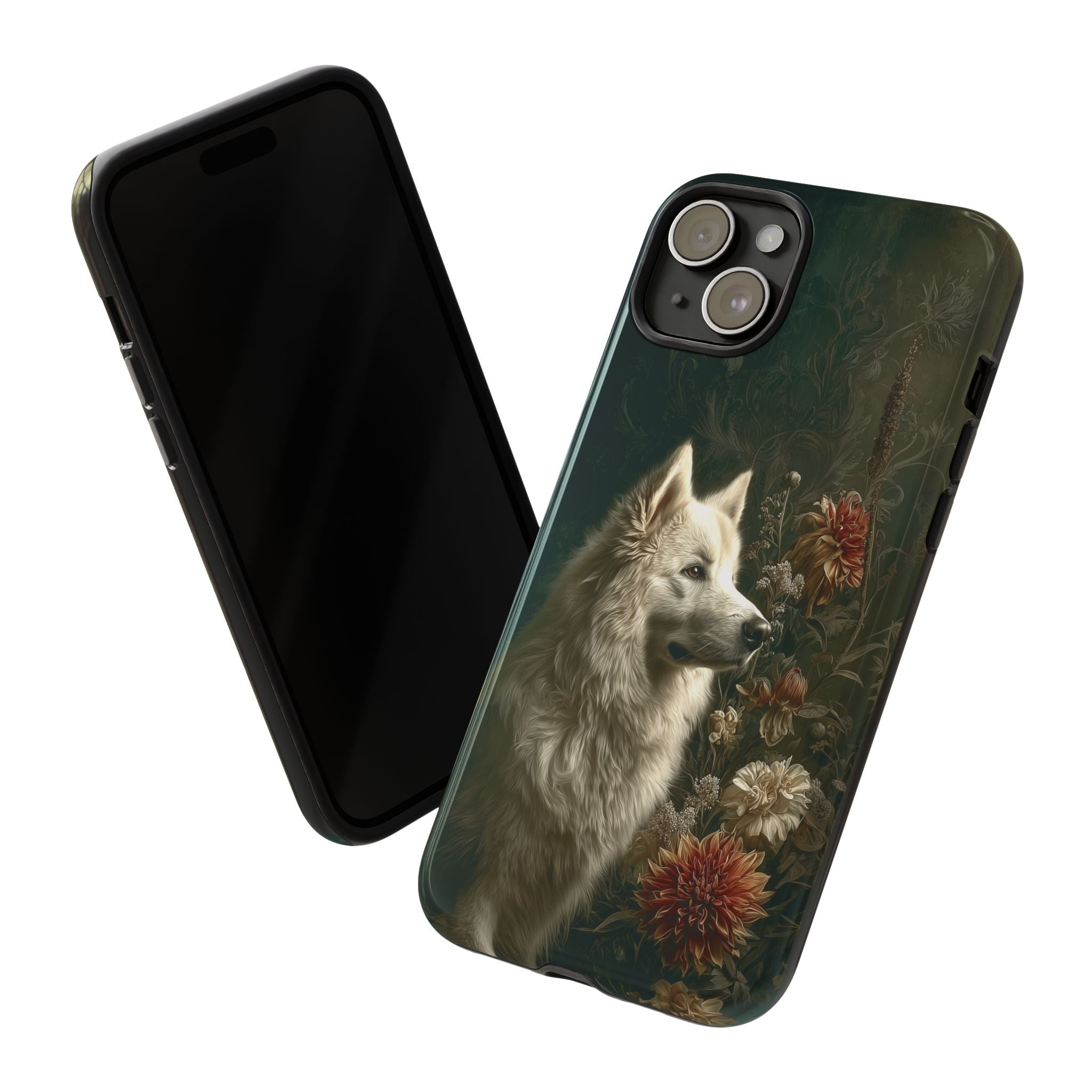 Botanical Samoyed Phone Case