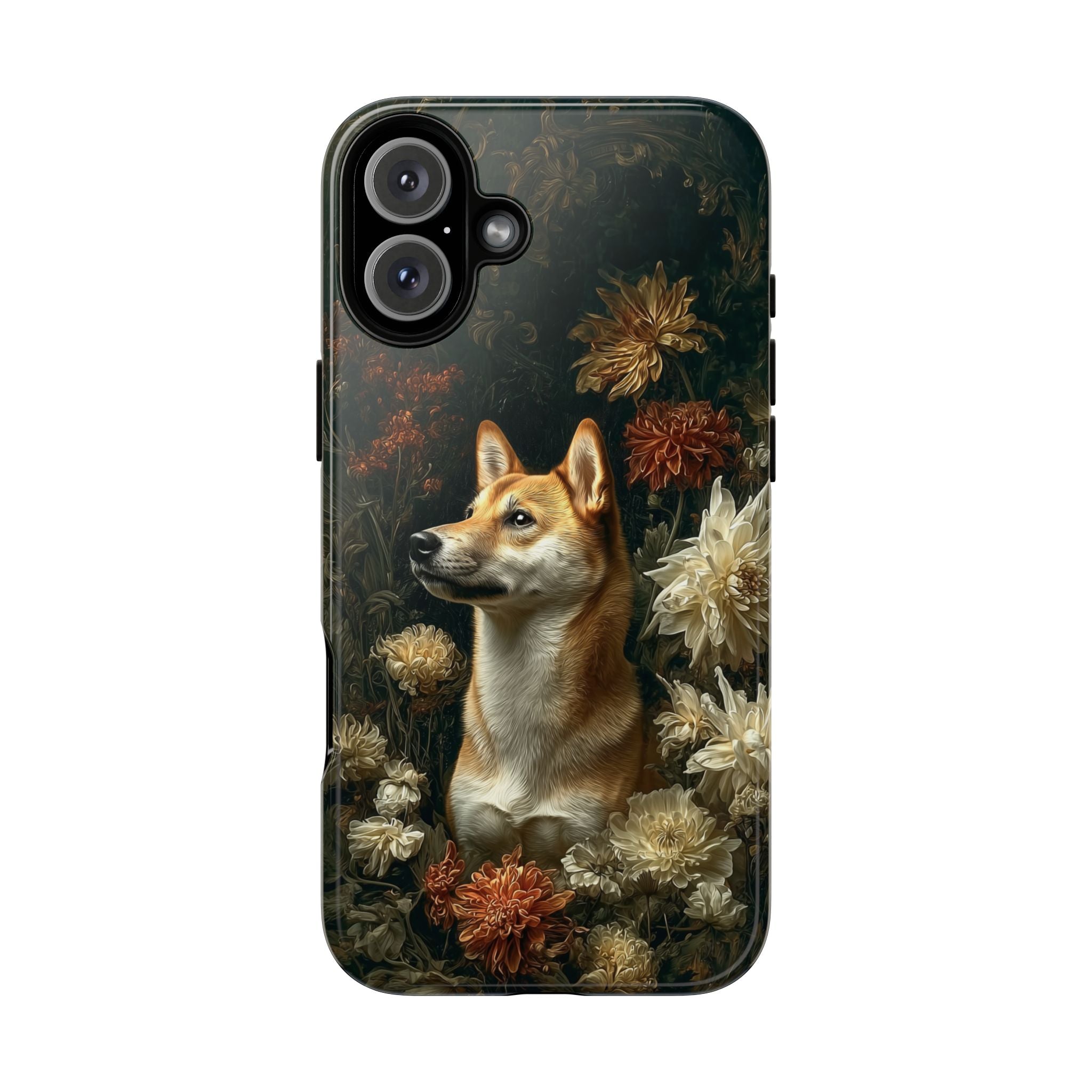 Botanical Shiba Inu Phone Case