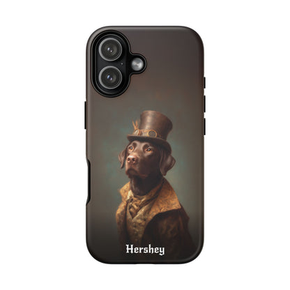 Steampunk Labrador Retriever (Brown) Phone Case