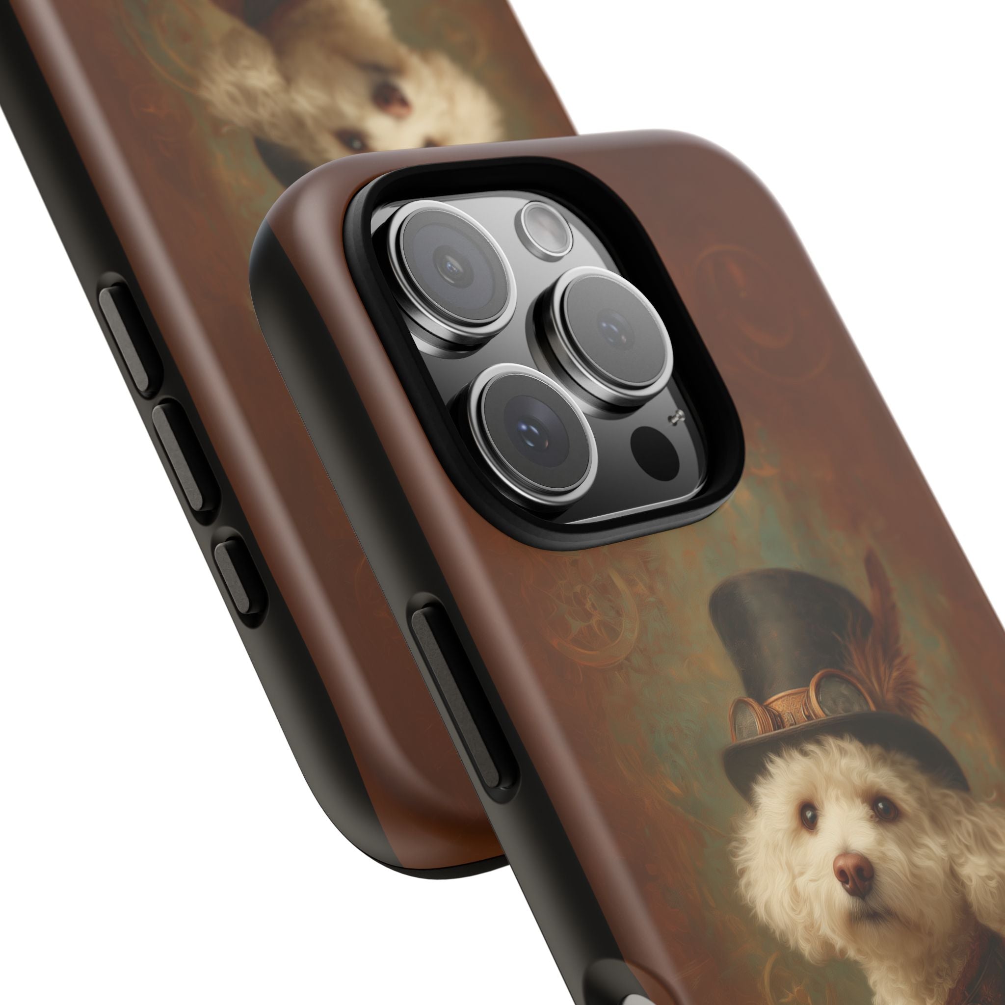 Steampunk Bichon Frise Phone Case