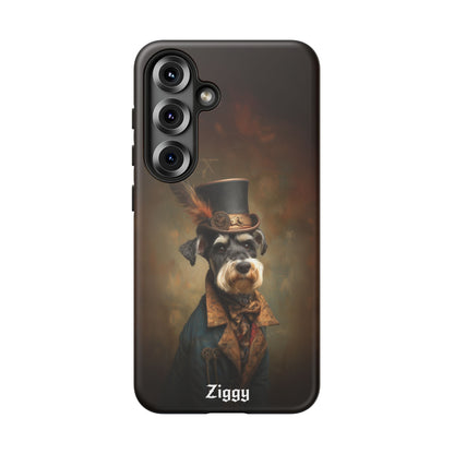 Steampunk Miniature Schnauzer Phone Case
