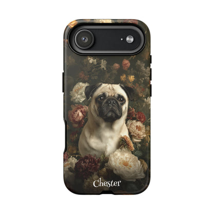 Botanical Pug Phone Case