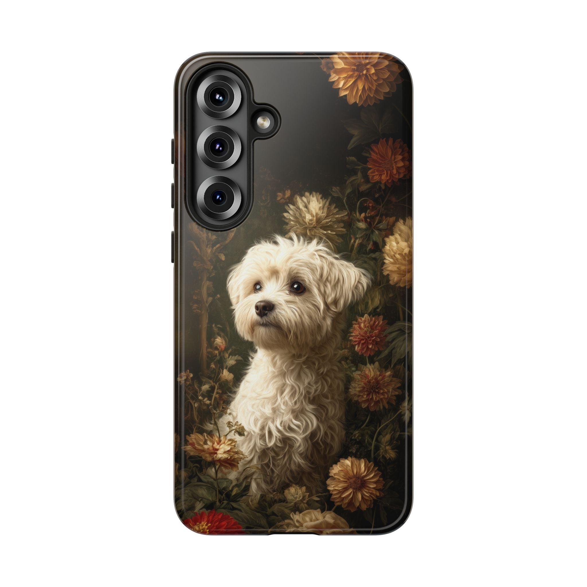 Botanical Maltese Phone Case