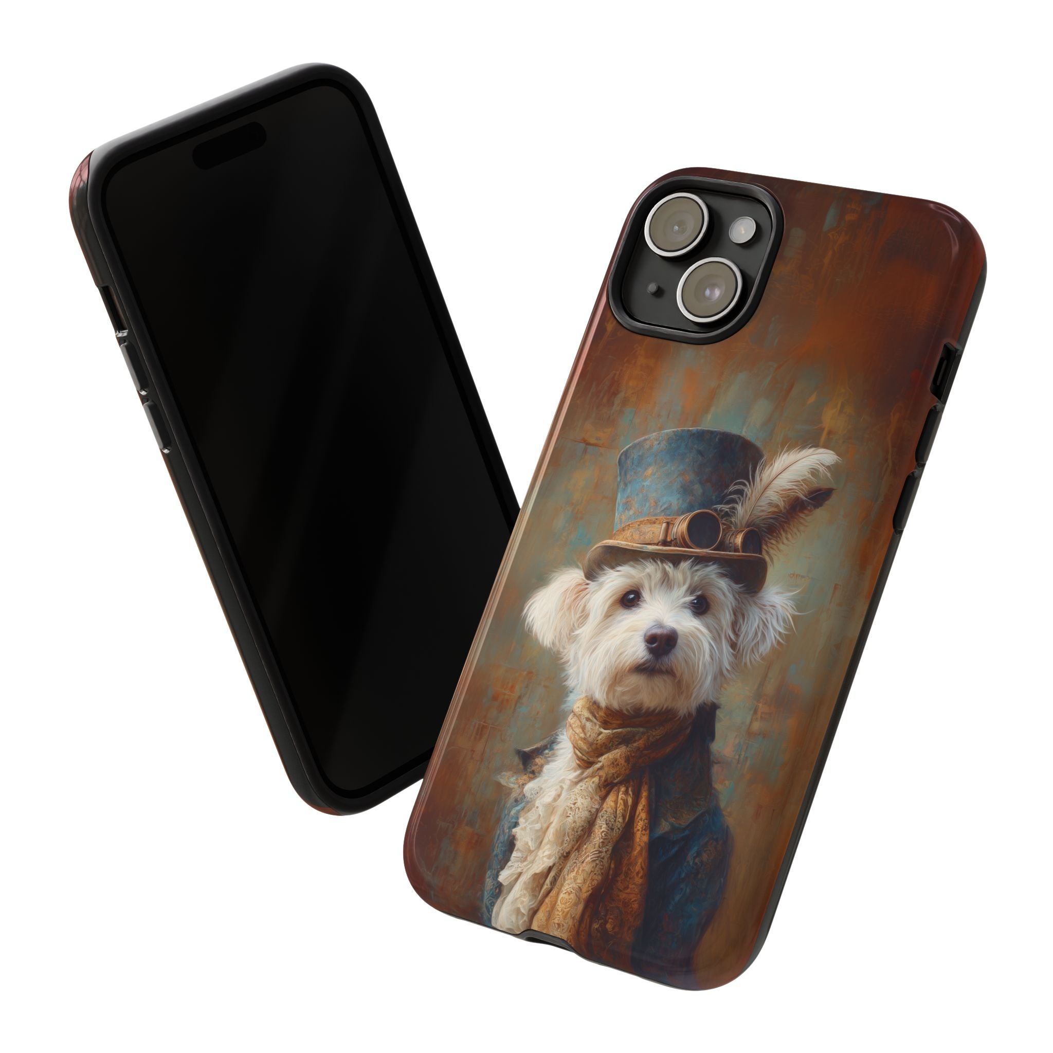 Steampunk Maltese Phone Case