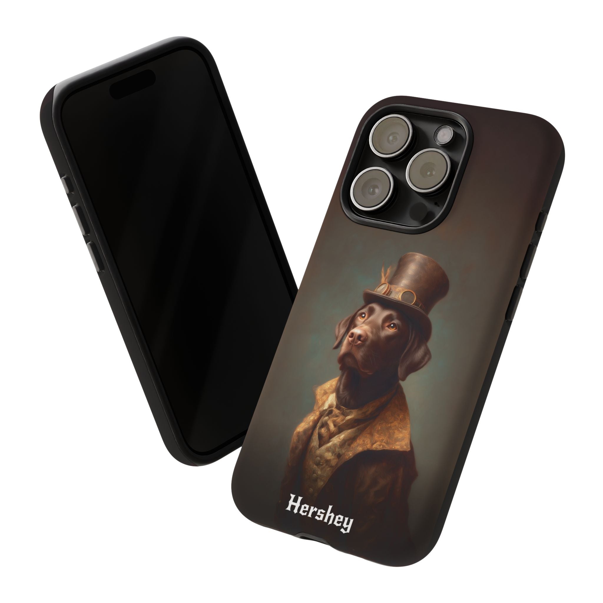 Steampunk Labrador Retriever (Brown) Phone Case