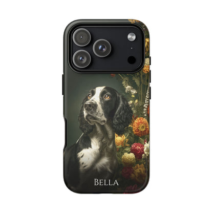 Botanical English Springer Spaniel Phone Case