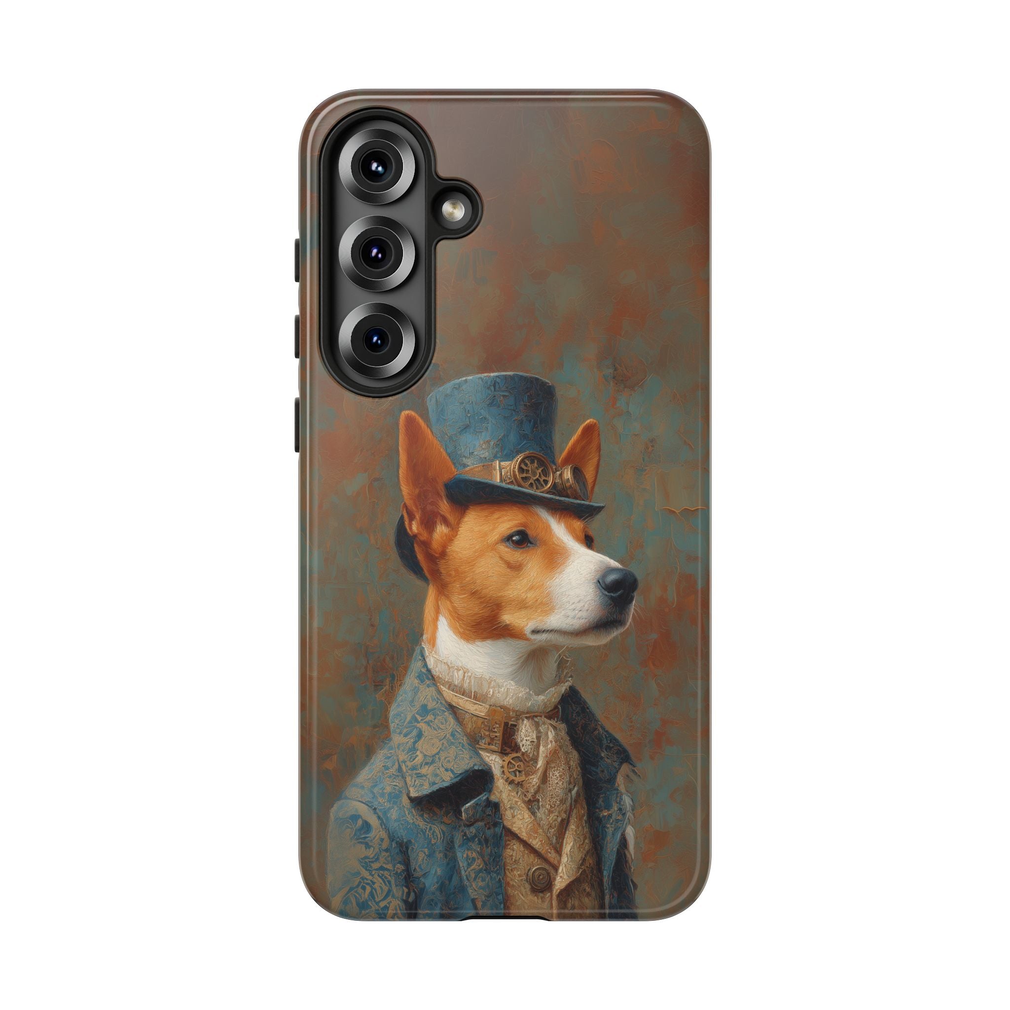 Steampunk Basenji Phone Case
