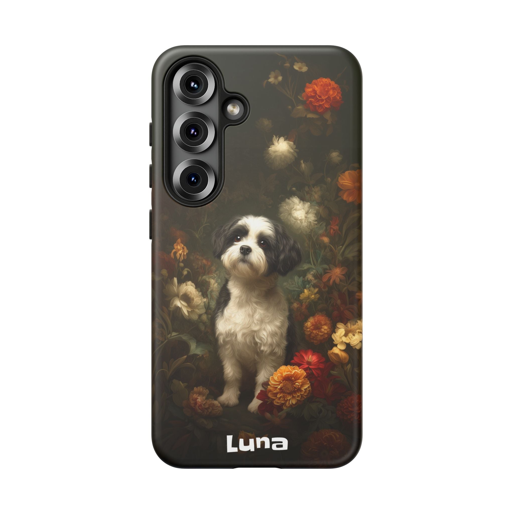 Botanical Shih Tzu Phone Case