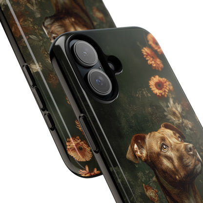 Botanical Staffordshire Bull Terrier Phone Case