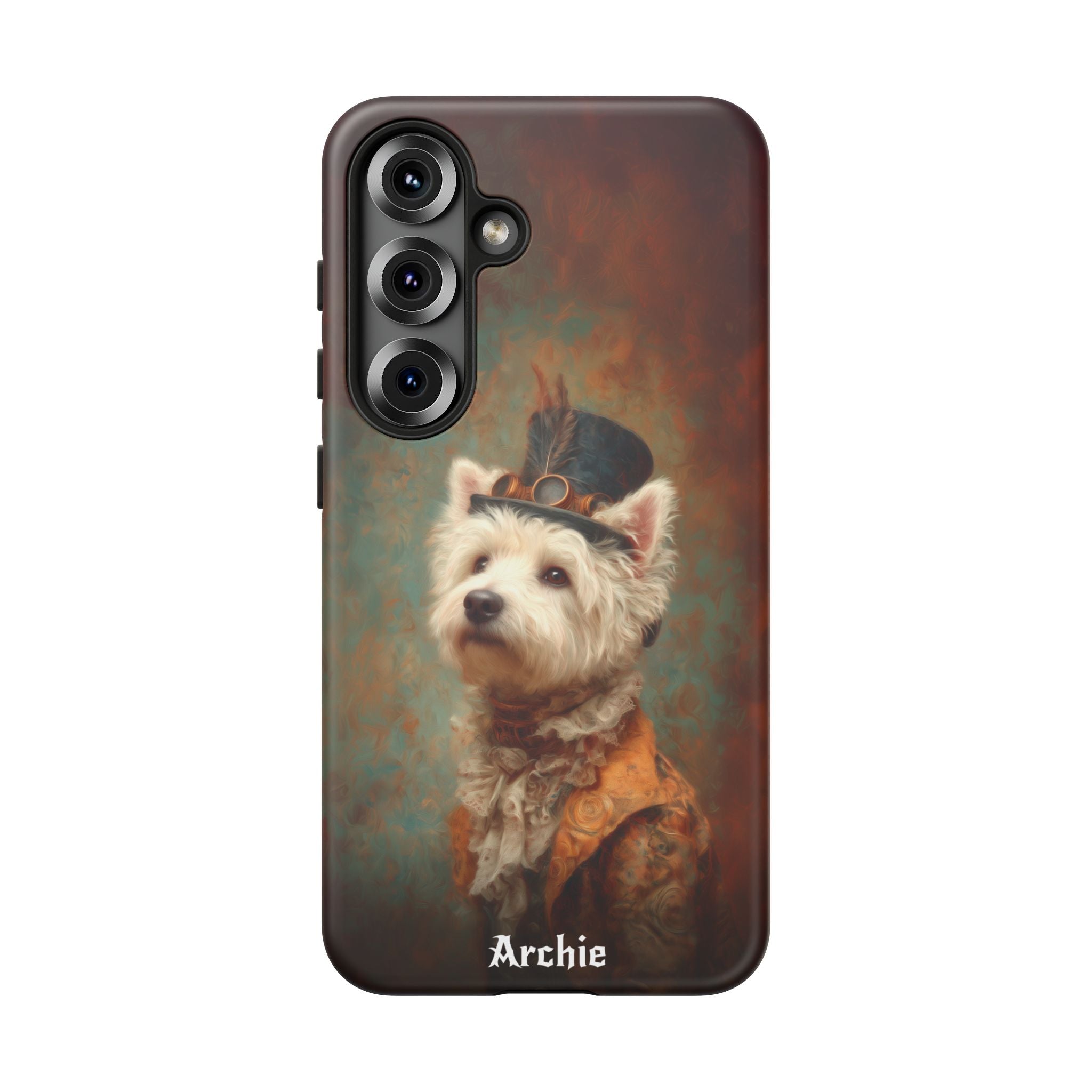 Steampunk Westie Phone Case