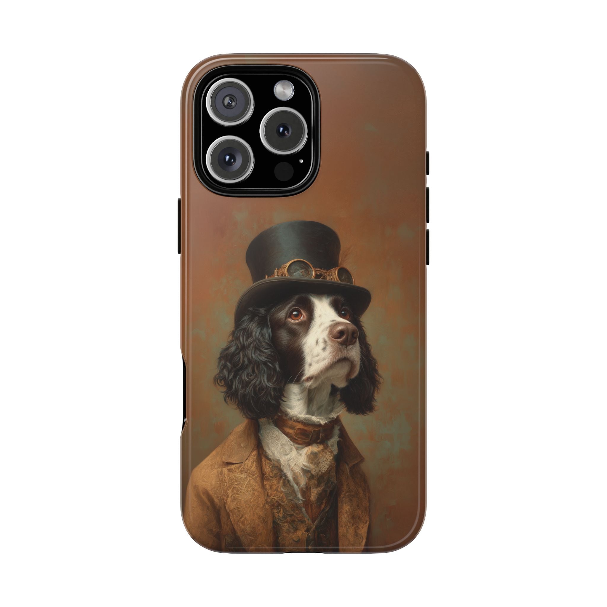 Steampunk English Springer Spaniel Phone Case
