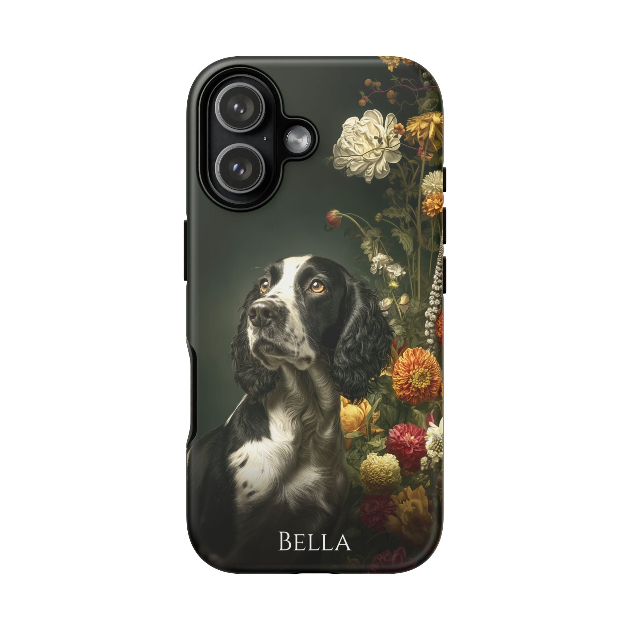 Botanical English Springer Spaniel Phone Case