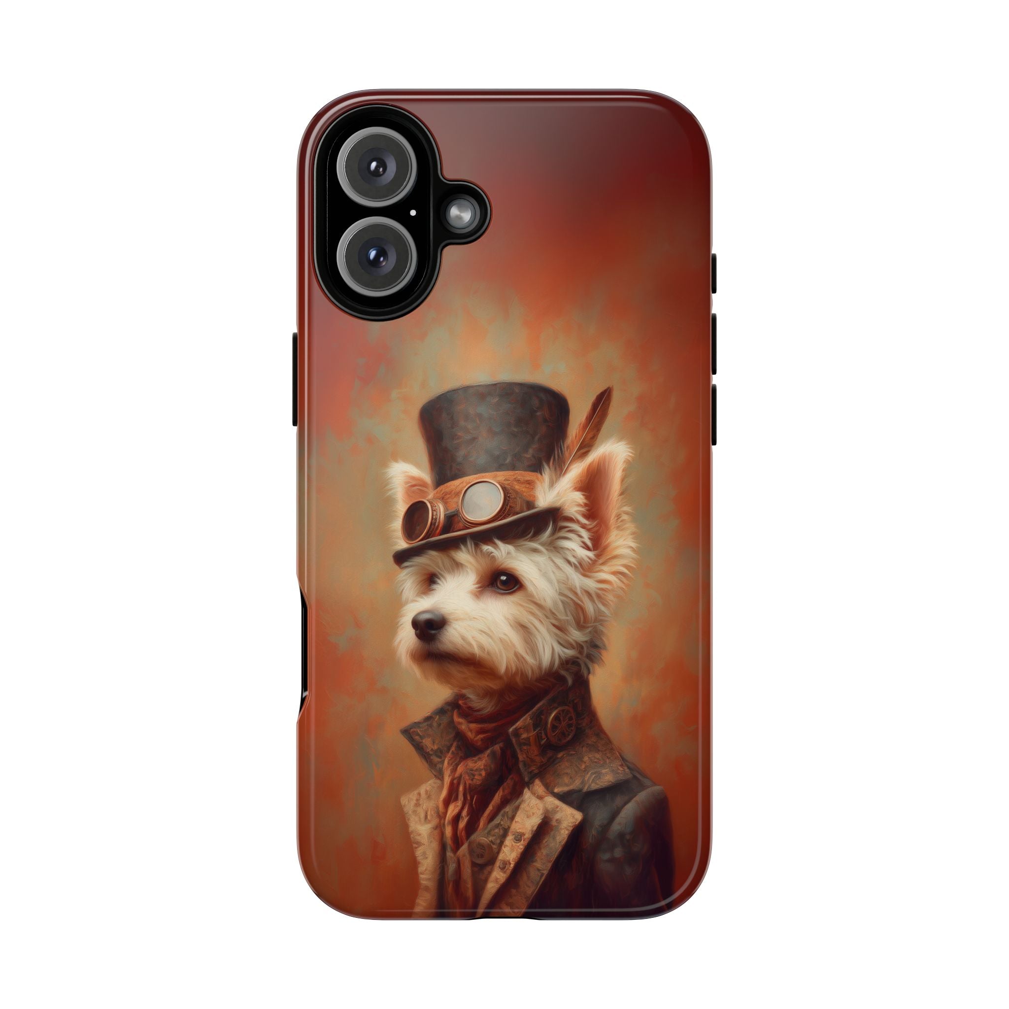 Steampunk Yorkshire Terrier Phone Case