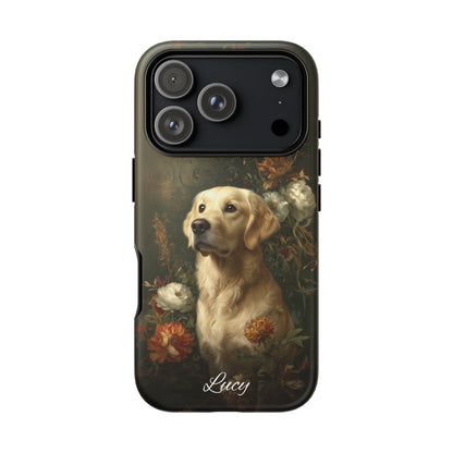 Botanical Golden Retriever Phone Case