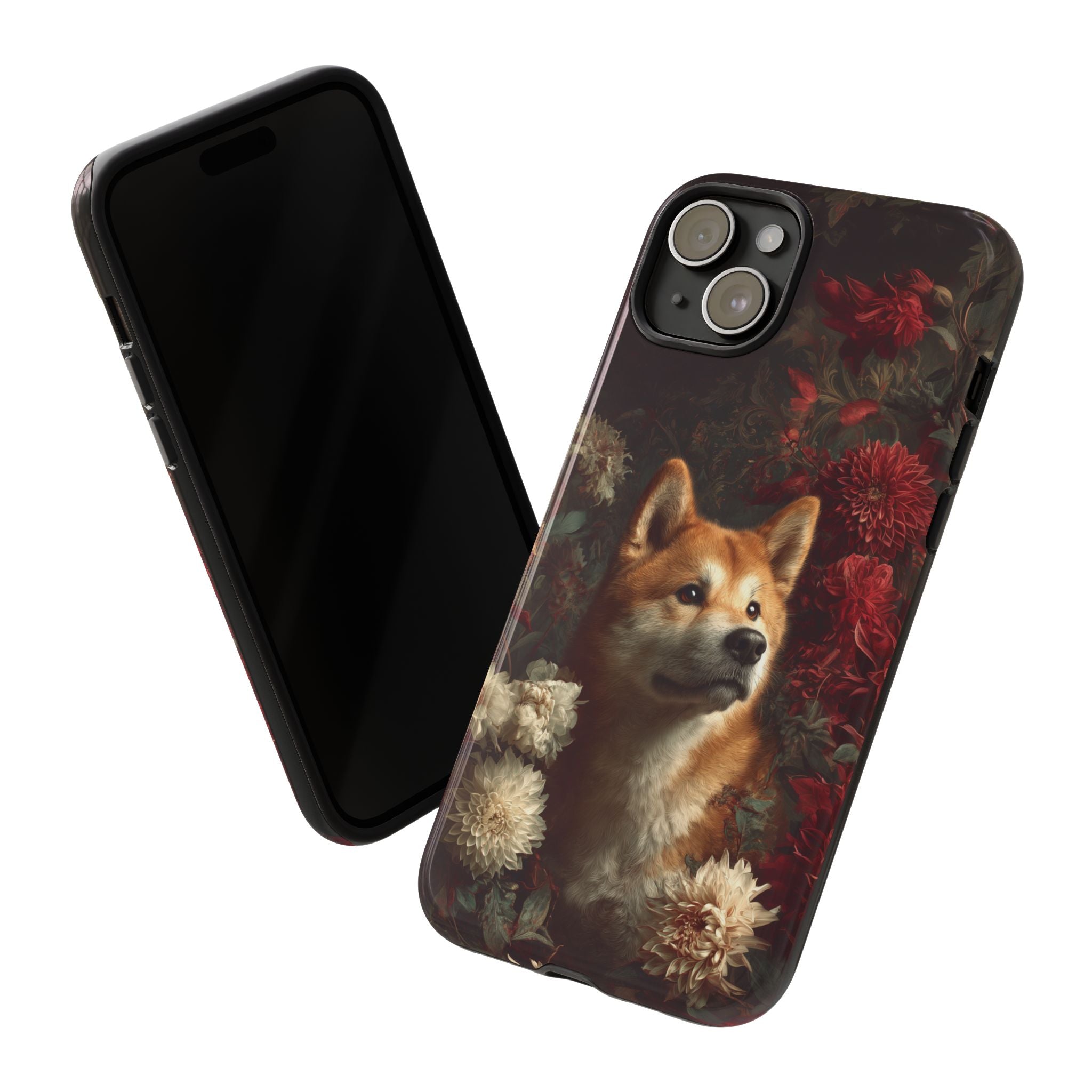 Botanical Akita Phone Case