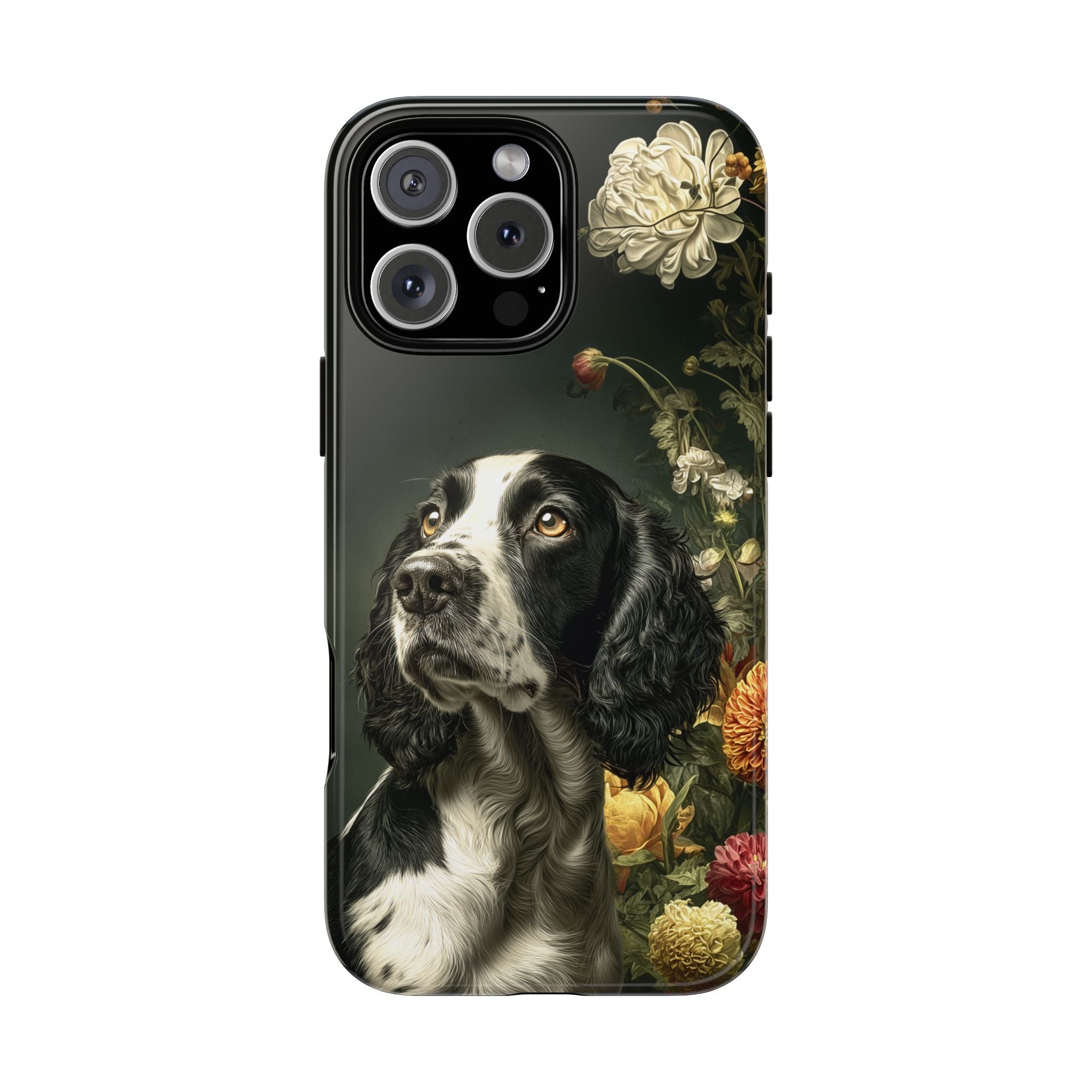 Botanical English Springer Spaniel Phone Case