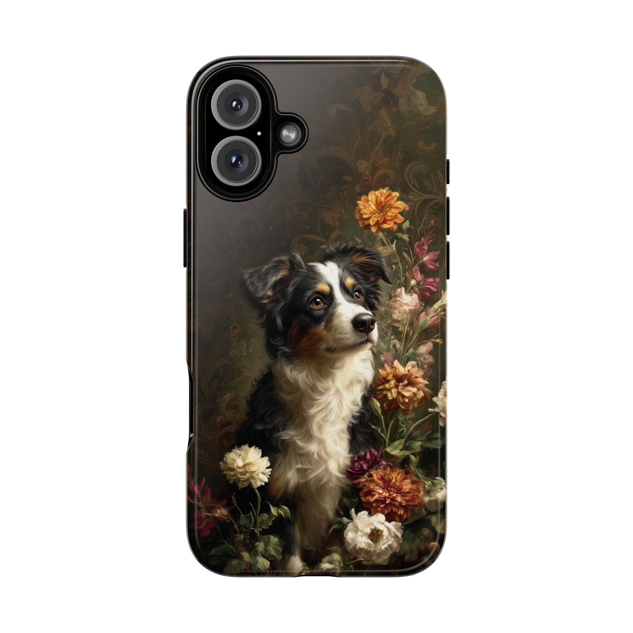 Botanical Australian Shepherd Phone Case