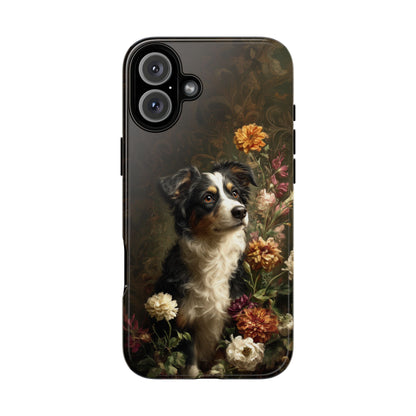 Botanical Australian Shepherd Phone Case