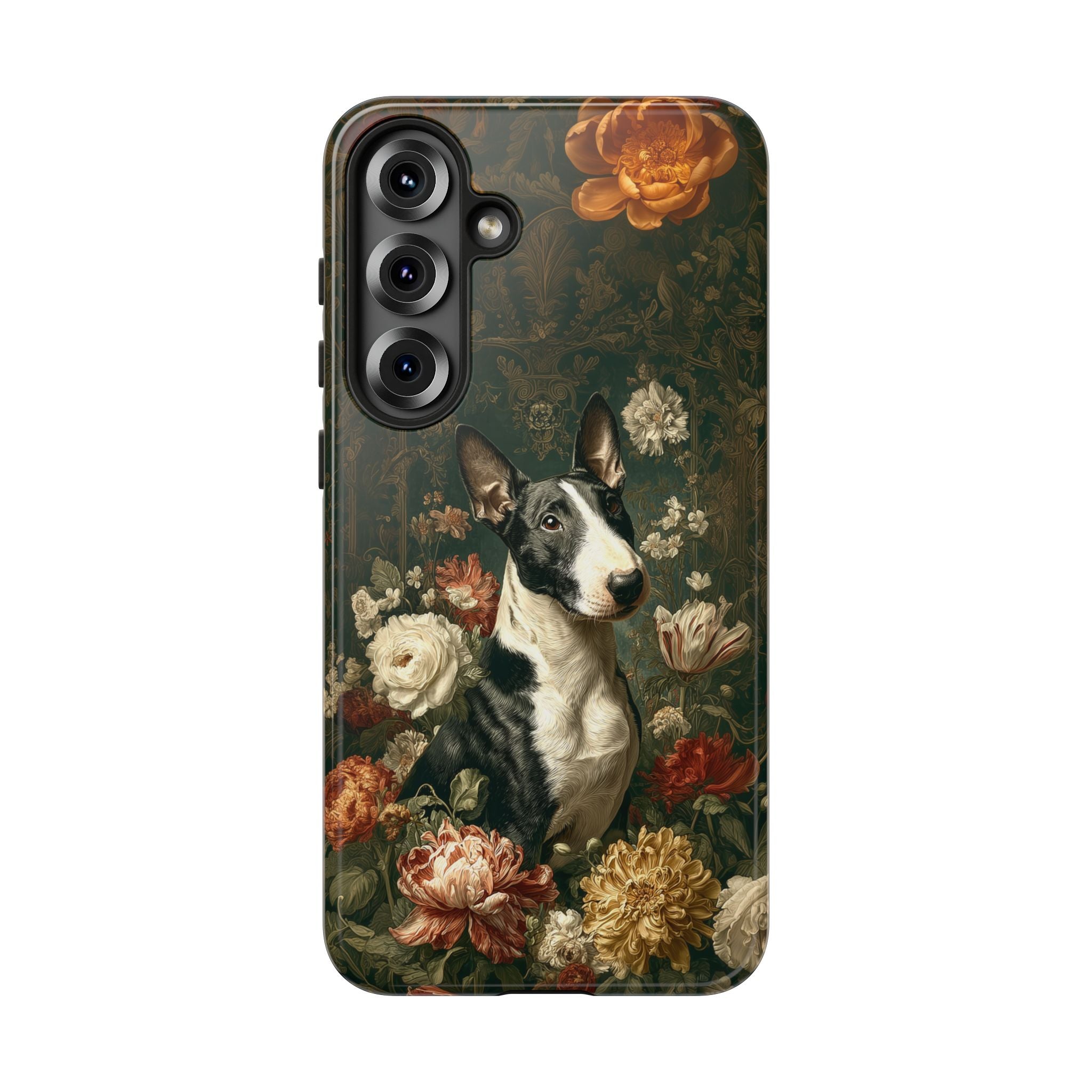 Botanical Bull Terrier Phone Case