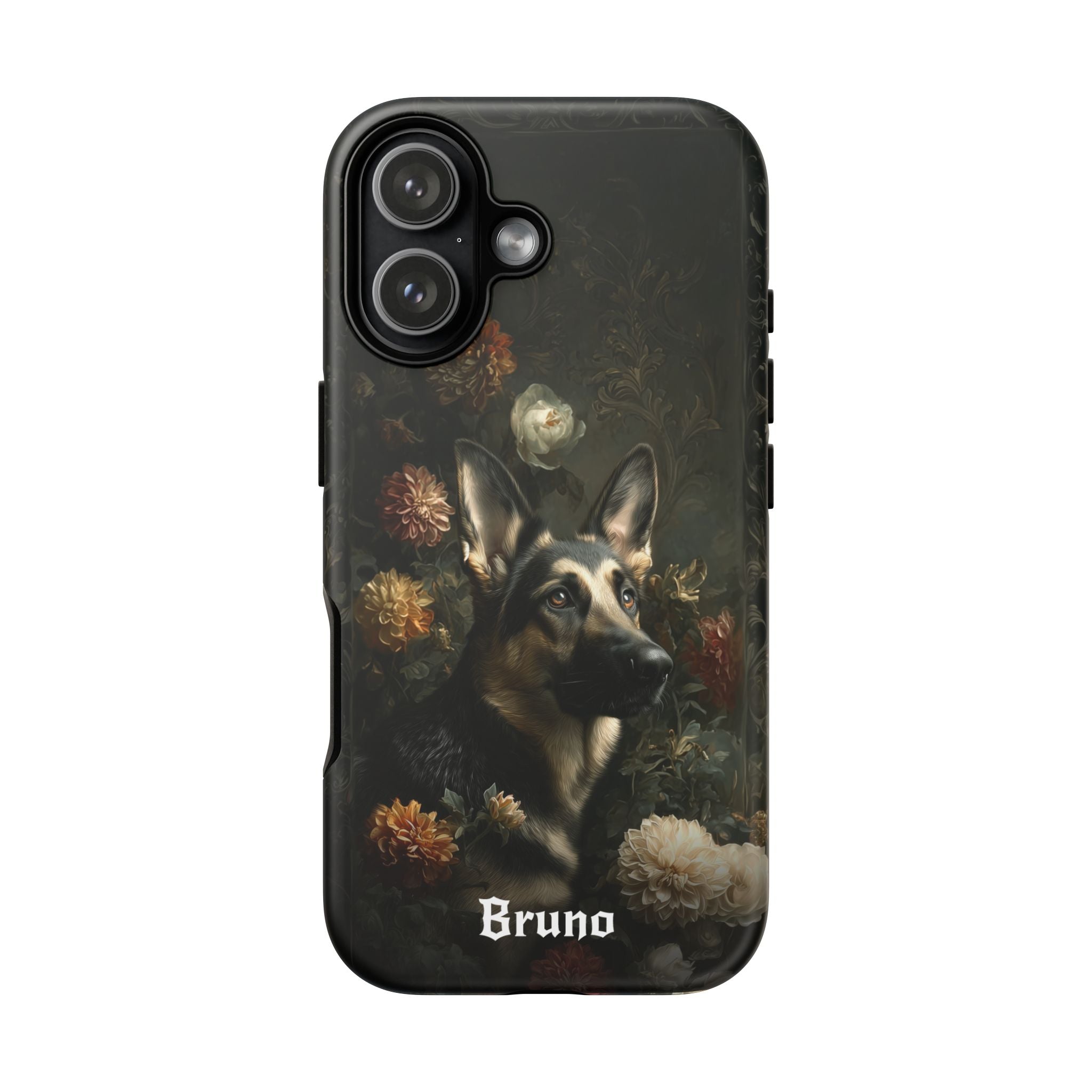 Botanical German Shepherd Phone Case