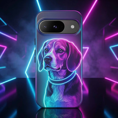 Neon Custom Dog Phone Case
