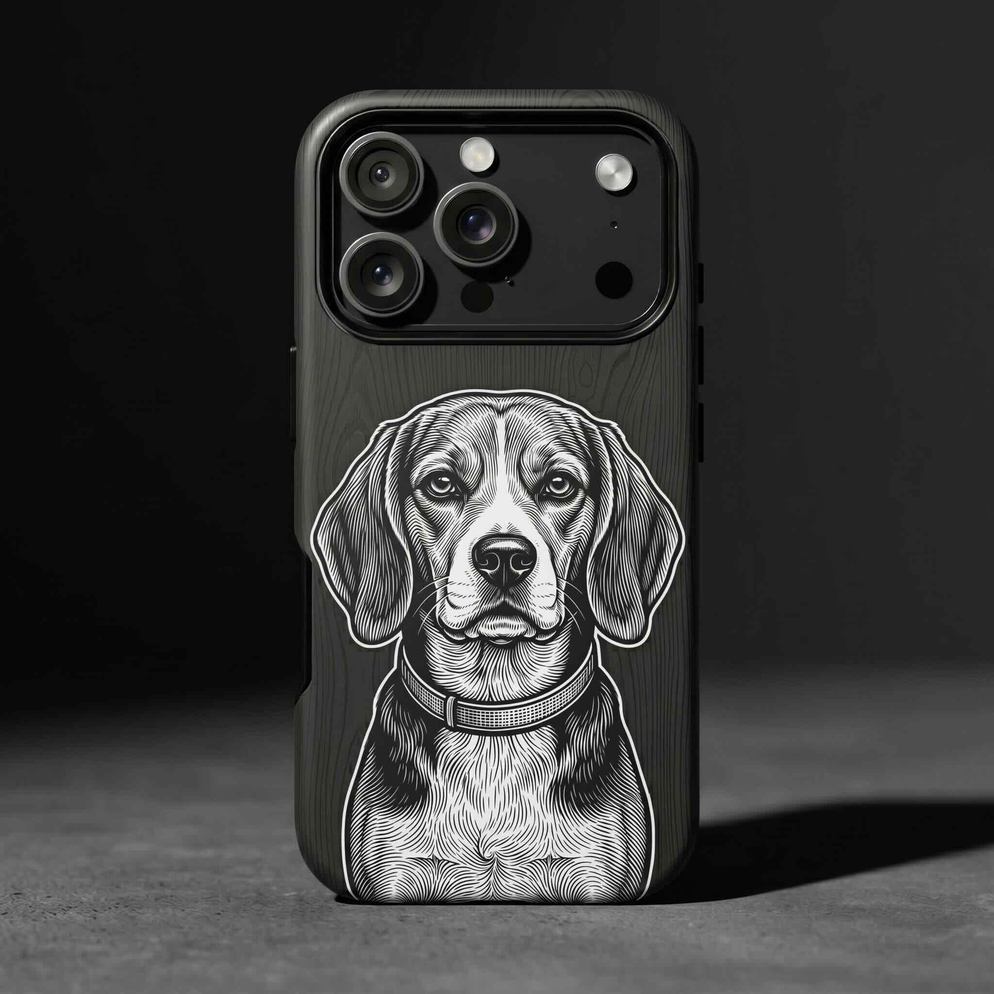Noir Custom Dog Phone Case