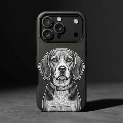 Noir Custom Dog Phone Case