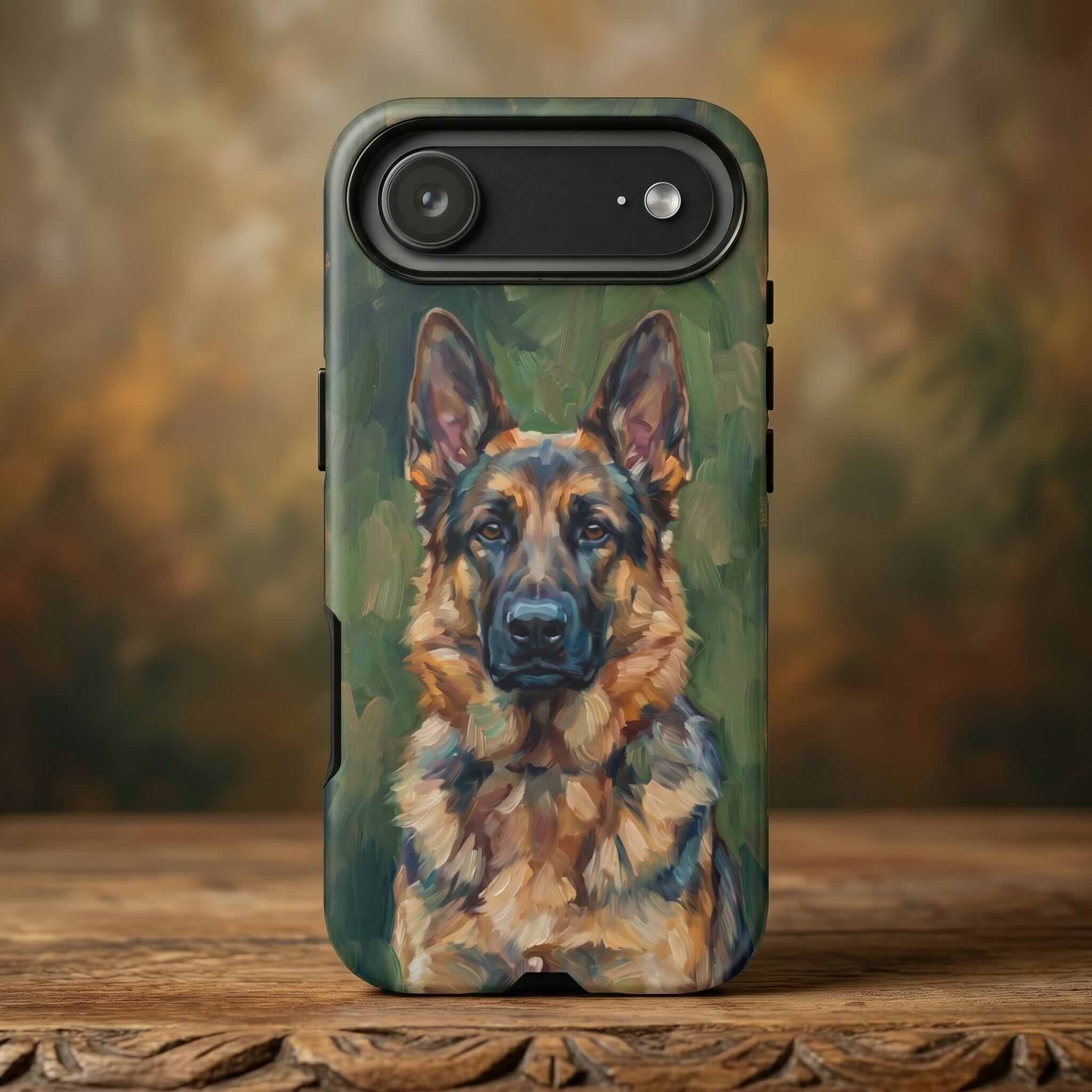 Oil Painting Custom Dog Phone Case