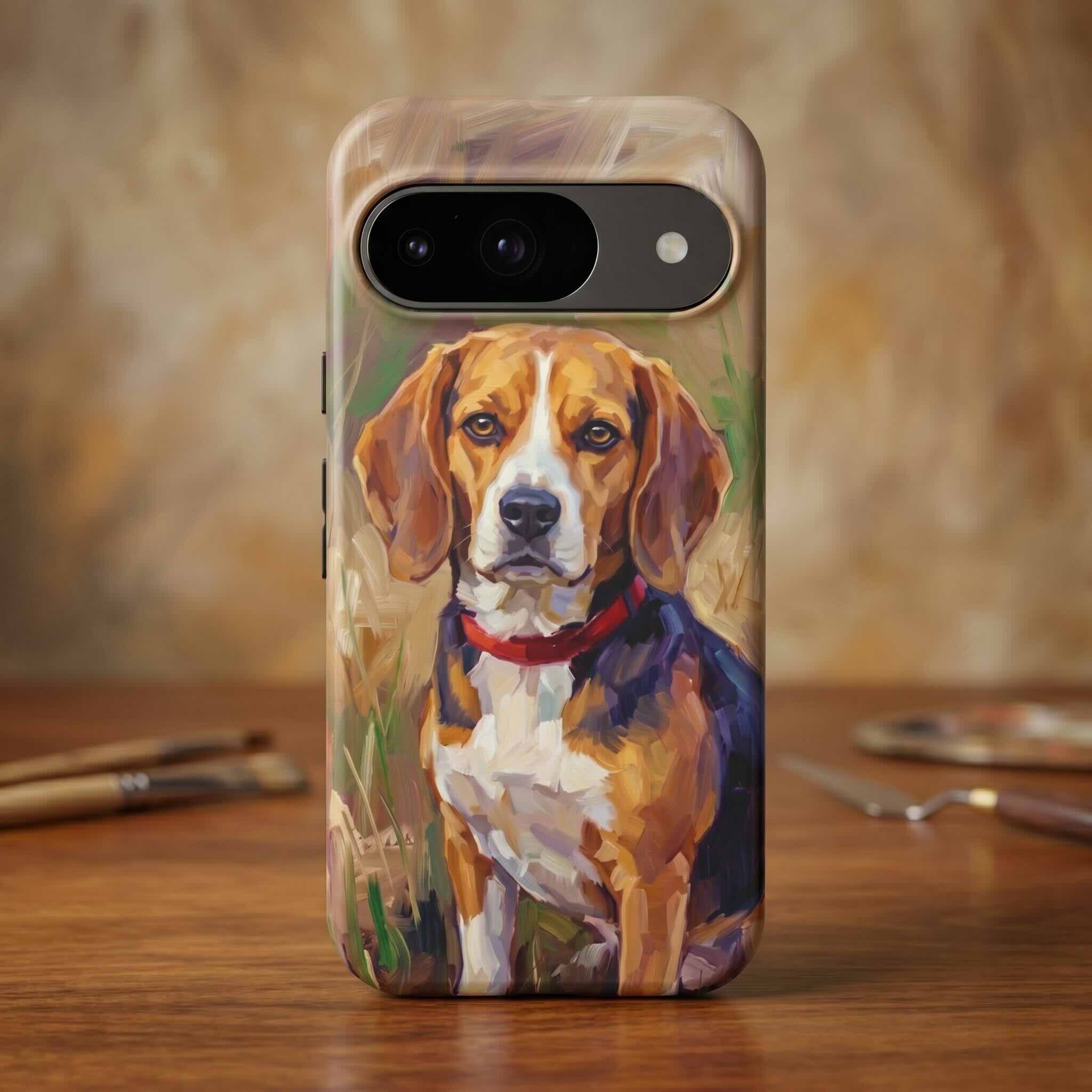Oil Painting Custom Dog Phone Case