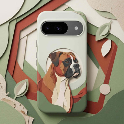 Paper-Cut Collage Custom Dog Phone Case