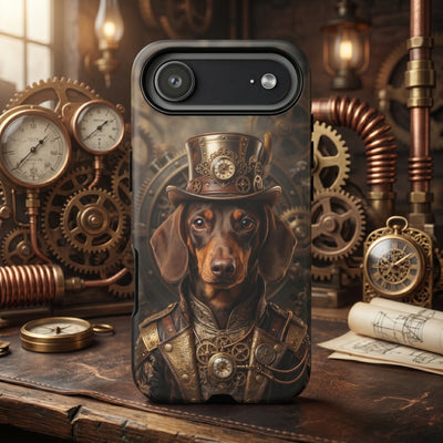 Steampunk Custom Dog Phone Case
