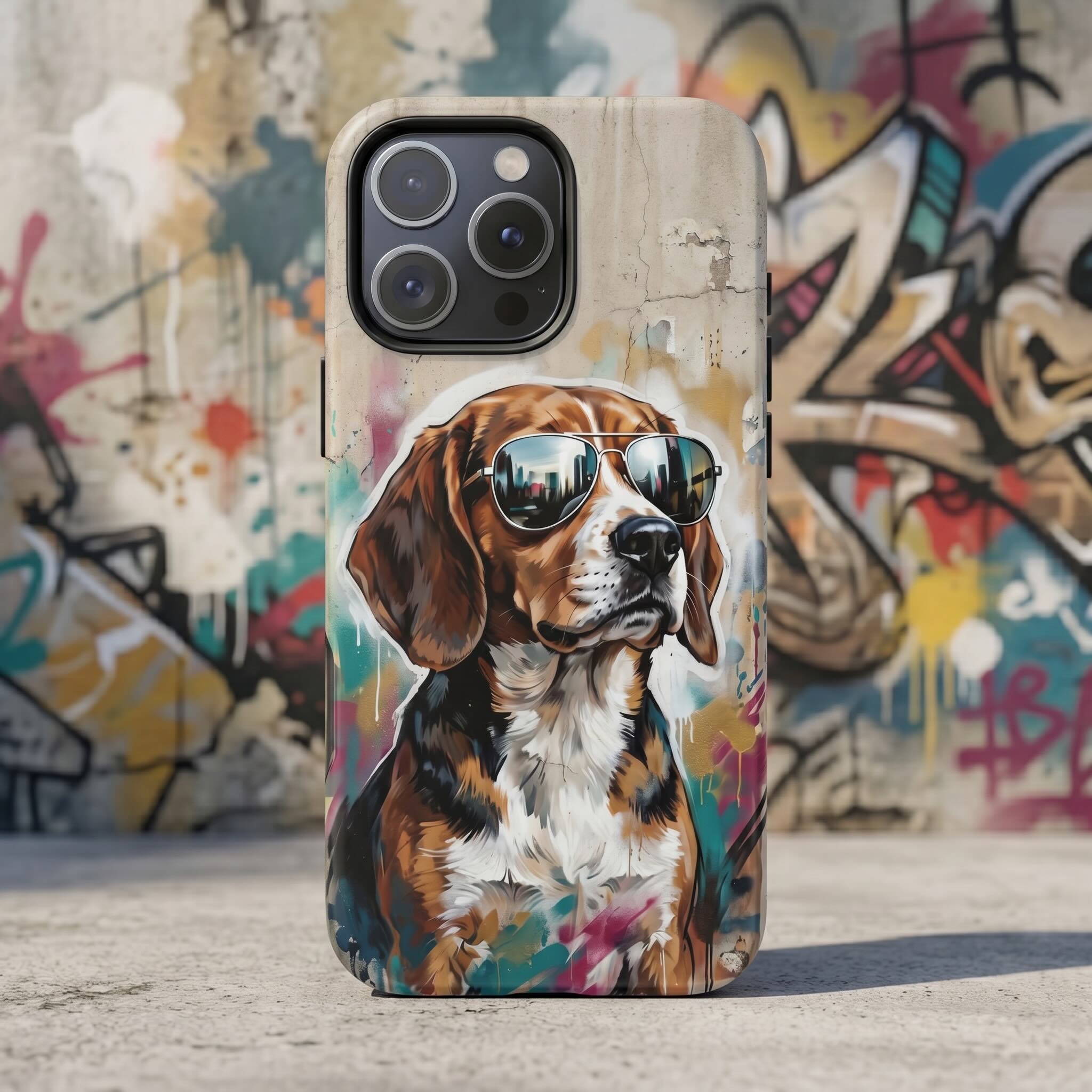 Street Art Custom Dog Phone Case