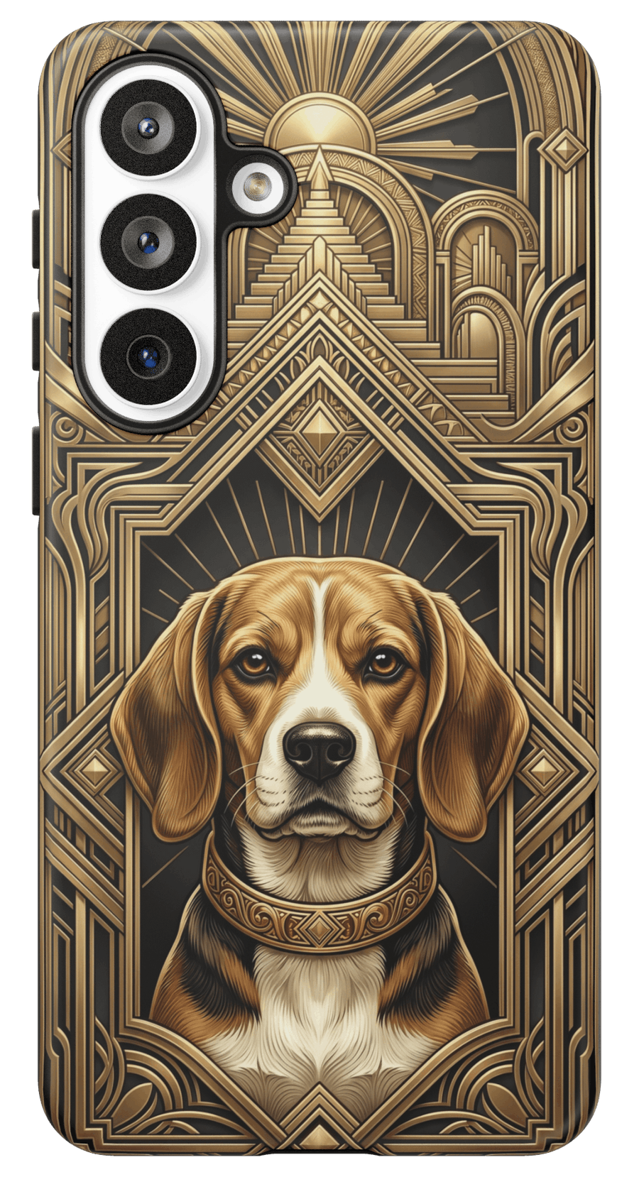 Art Deco custom dog phone case