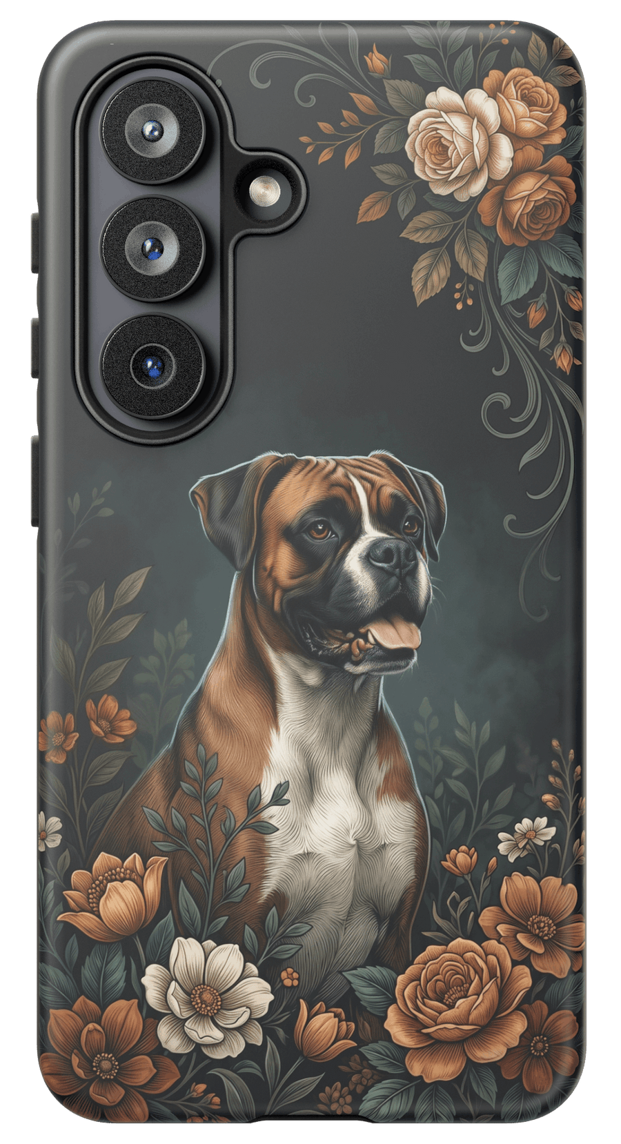 Botanical custom dog phone case
