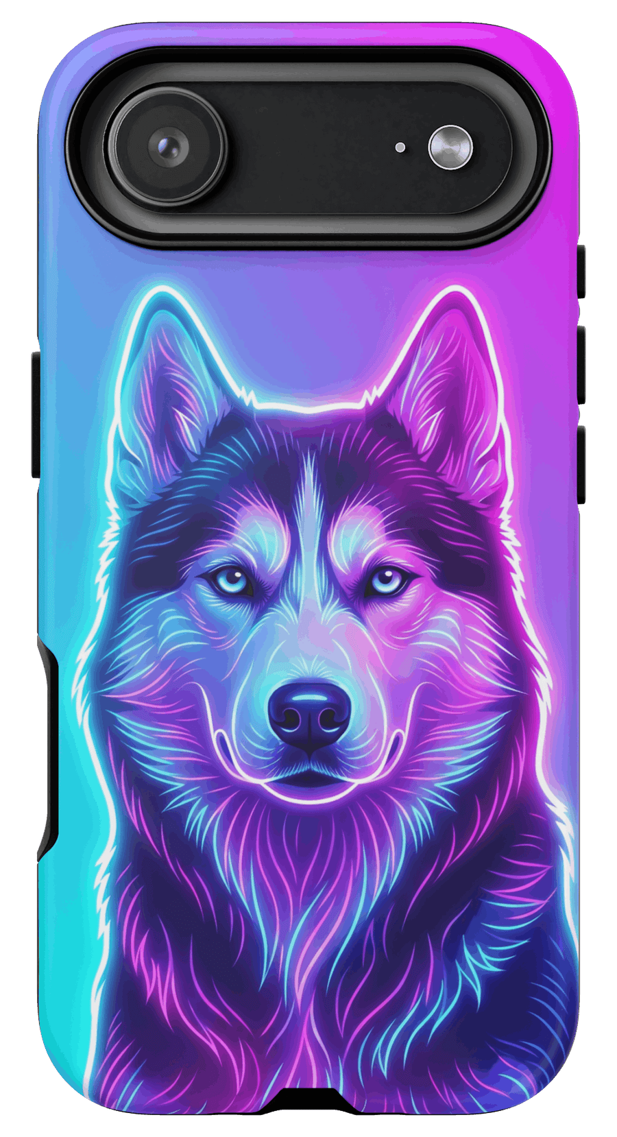 Neon custom dog phone case