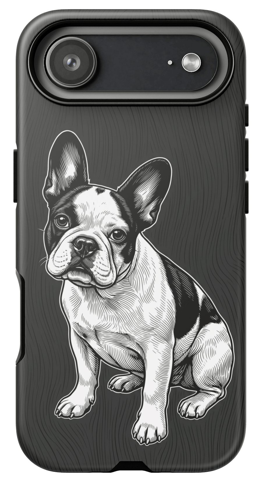 Noir custom dog phone case