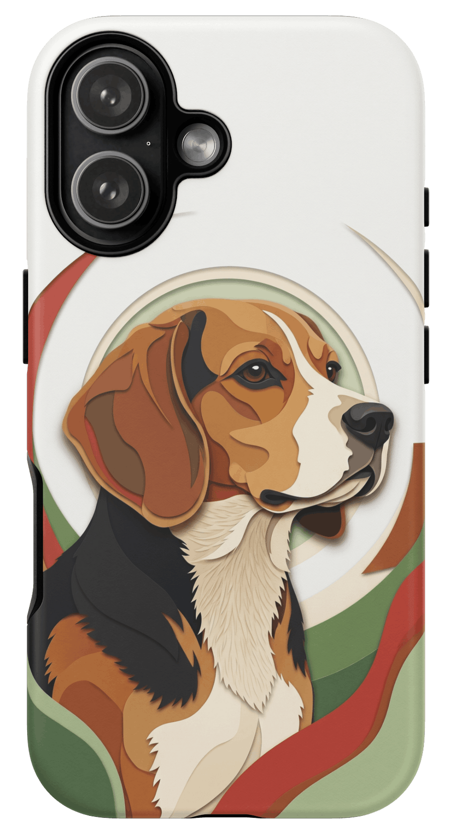 Paper-Cut Collage custom dog phone case